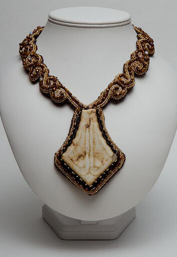 Geometric Decadence Embroidered Collar