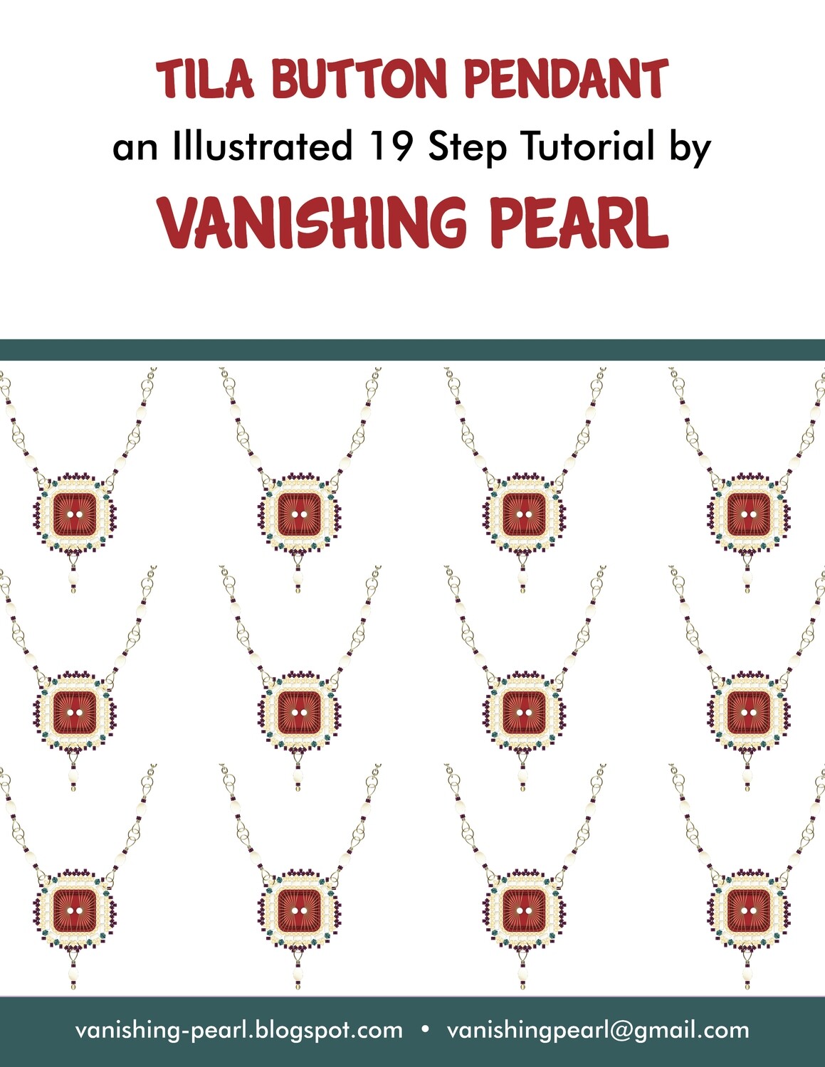 Tila Button Pendant Tutorial