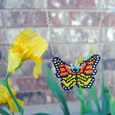 Monarch Butterfly Necklace