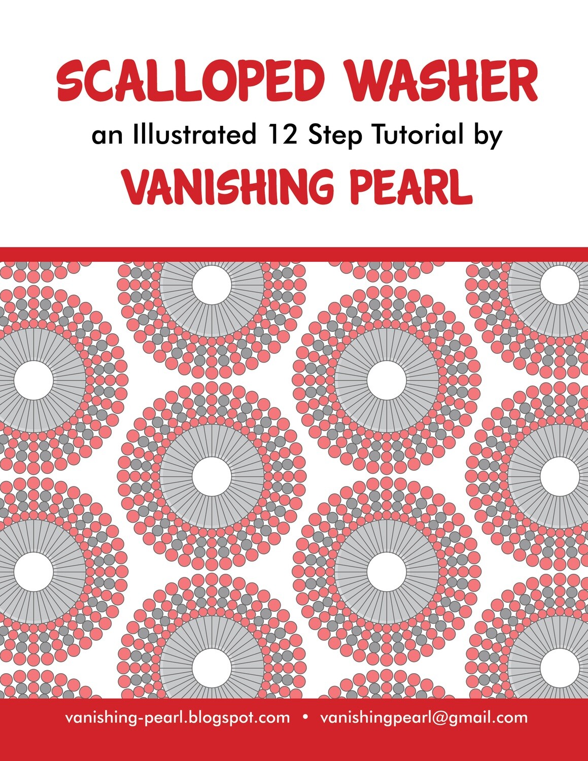 Scalloped Washer: PDF Instant Download Tutorial