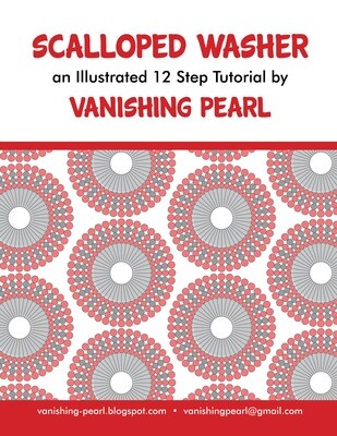 Scalloped Washer: PDF Instant Download Tutorial