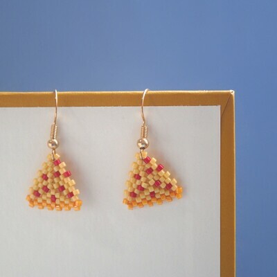Pizza Slice Earrings