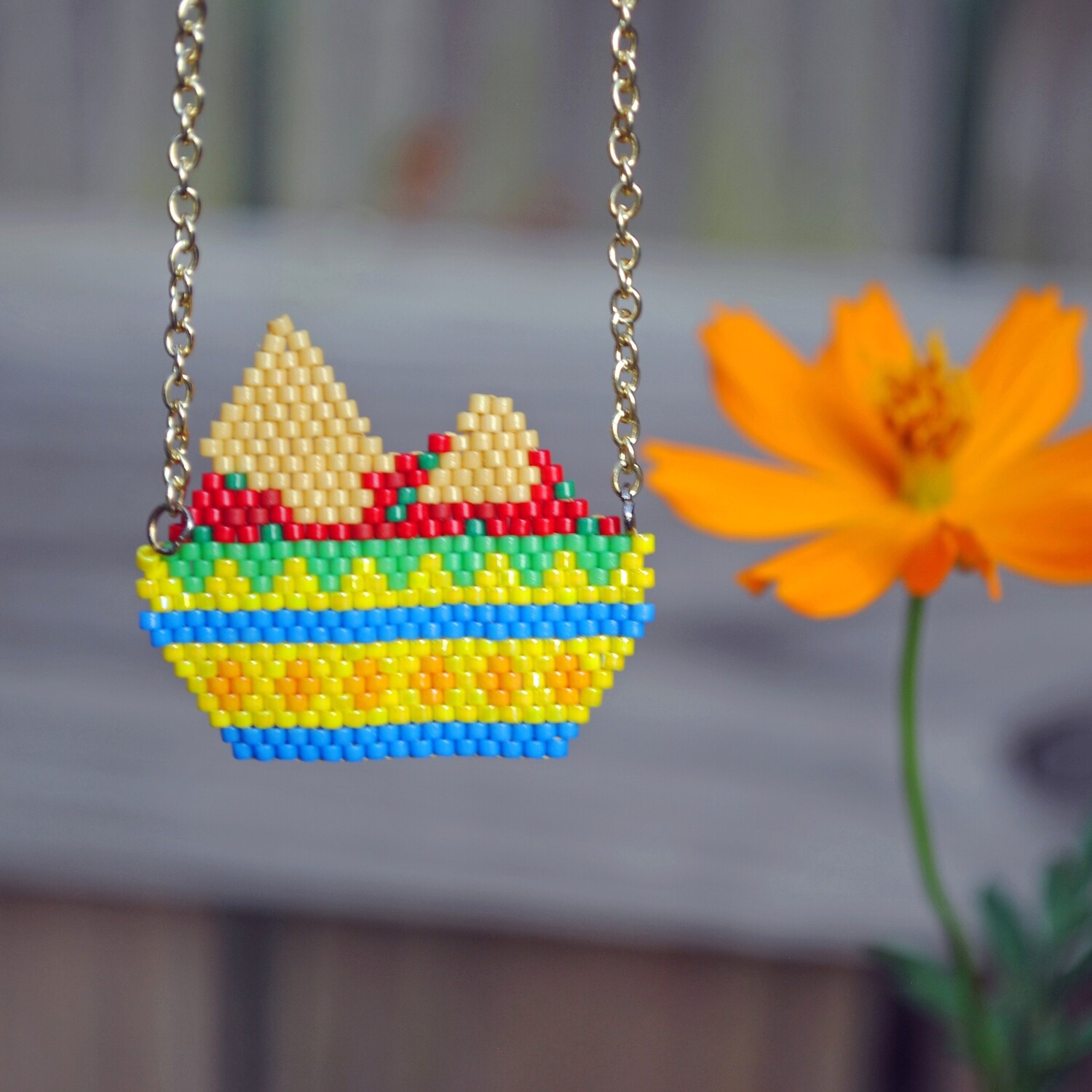 Chips and Salsa Necklace
