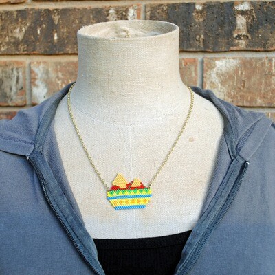 Chips and Salsa Necklace