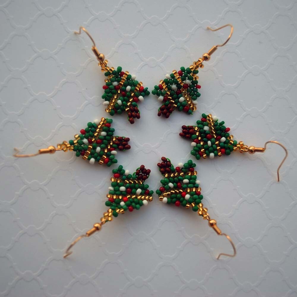 Christmas Tree Earrings