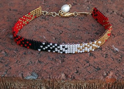 Ladybug Collection: Gradient Skinny Loom Bracelet