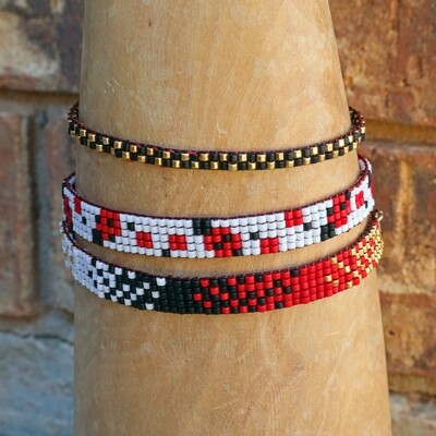 Ladybug Collection: Gradient Skinny Loom Bracelet