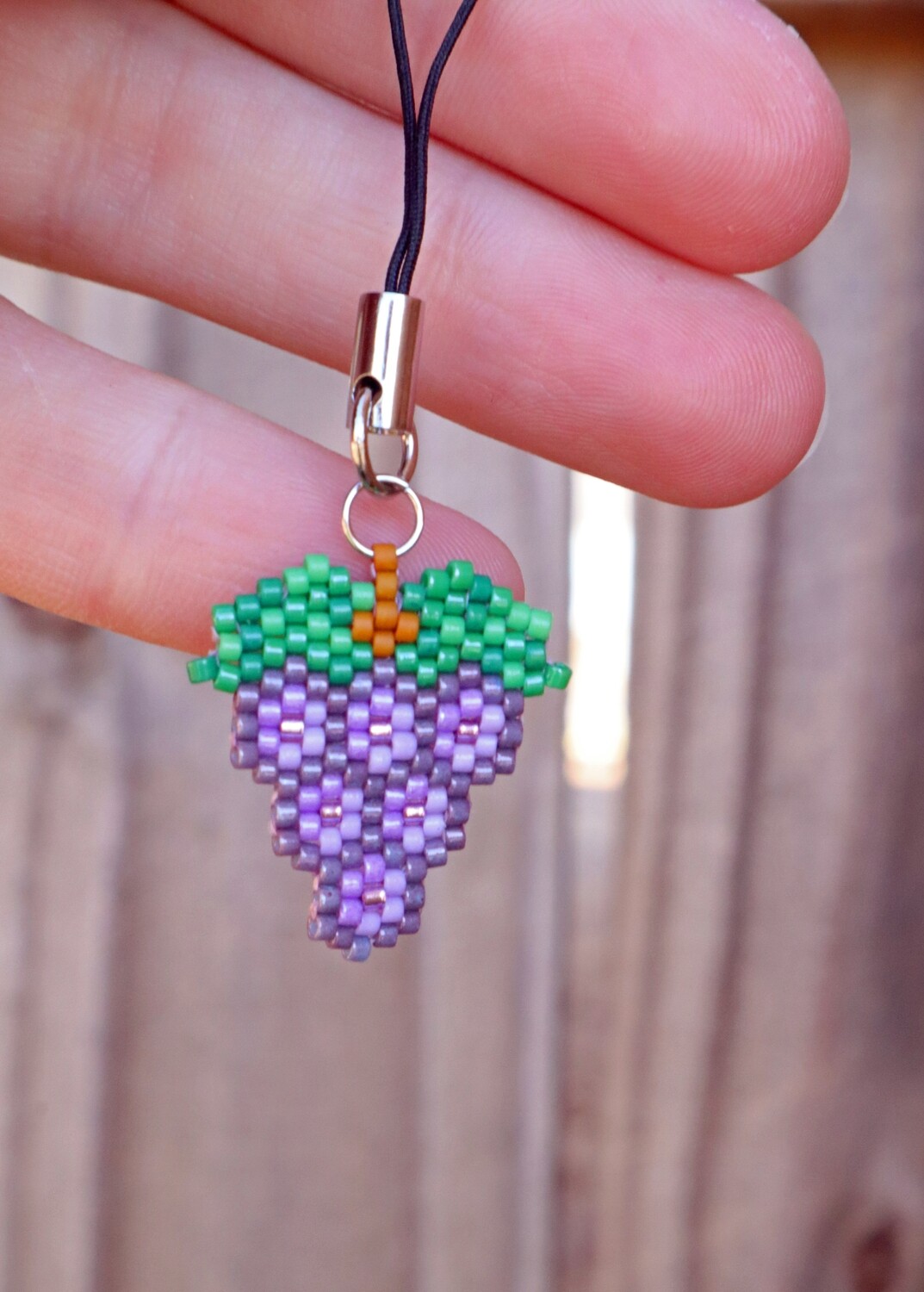 Grape Phone Charm/Zipper Pull