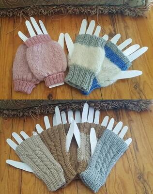 WINTER OVER 1/2 PRICE ending soon! Australian Alpaca Mittens, fingerless open end. Luxuriously soft durable warm. Ideal for working! Aussie designer knits in cable pattern. RRP $30.00, now only ... WINTER OVER 1/2 PRICE ending soon! Australian Alpaca Mittens, fingerless open end. Luxuriously soft durable warm. Ideal for working! Aussie designer knits in cable pattern. RRP $30.00, now only ...