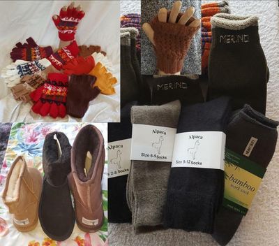 See SPECIALS ICON for this months specials on  Eco-Fibres wearables. Always great discounts on offer, as well as our excellent normal pricing.