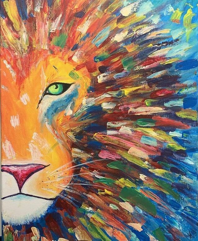 Digital painting class - Lion