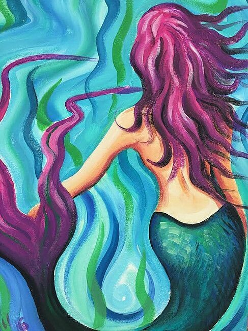 Digital painting class - Mermaid
