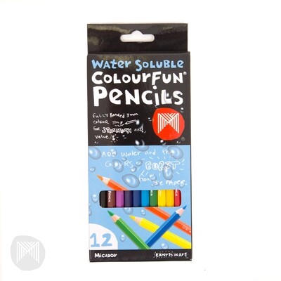 Micador Watercolour Pencils - 12 Pack