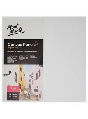 2pc 20cm x 20cm Canvas Panel