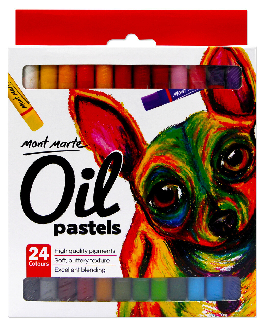 Mont Marte Oil Pastels - 24 Pack