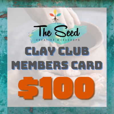 $100 Clay Club Members Card