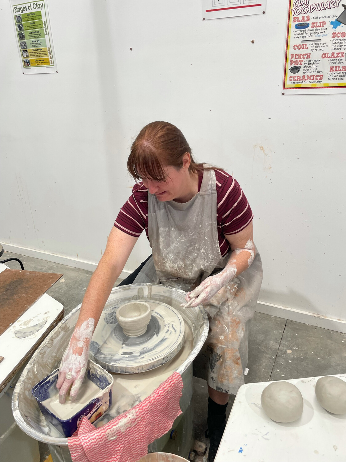Slip, Spin & Sculpt! 4 week Pottery course Friday 6th May 12:30-2:30pm