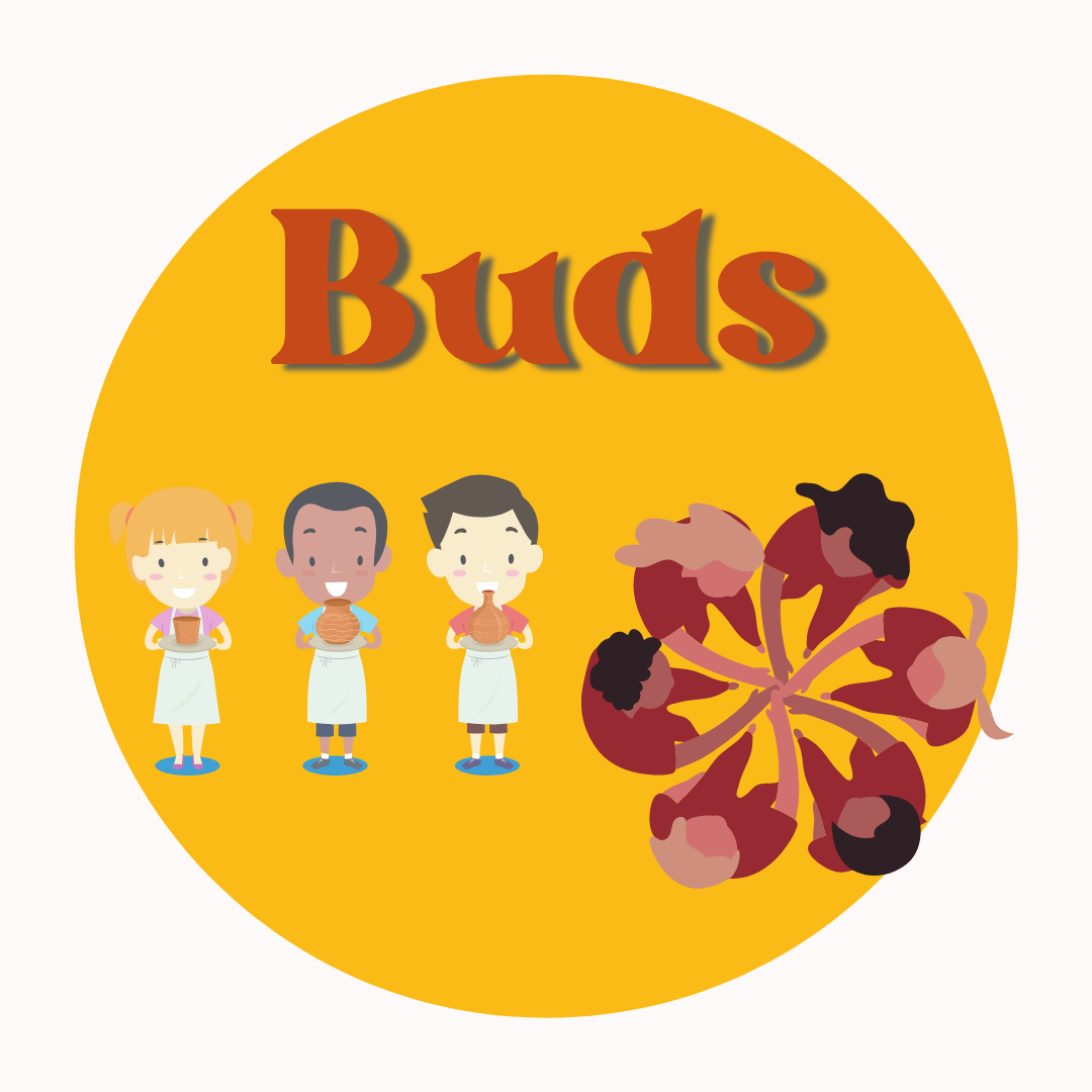 Buds! Ages 6-11, Saturday's, 10-11.15am.