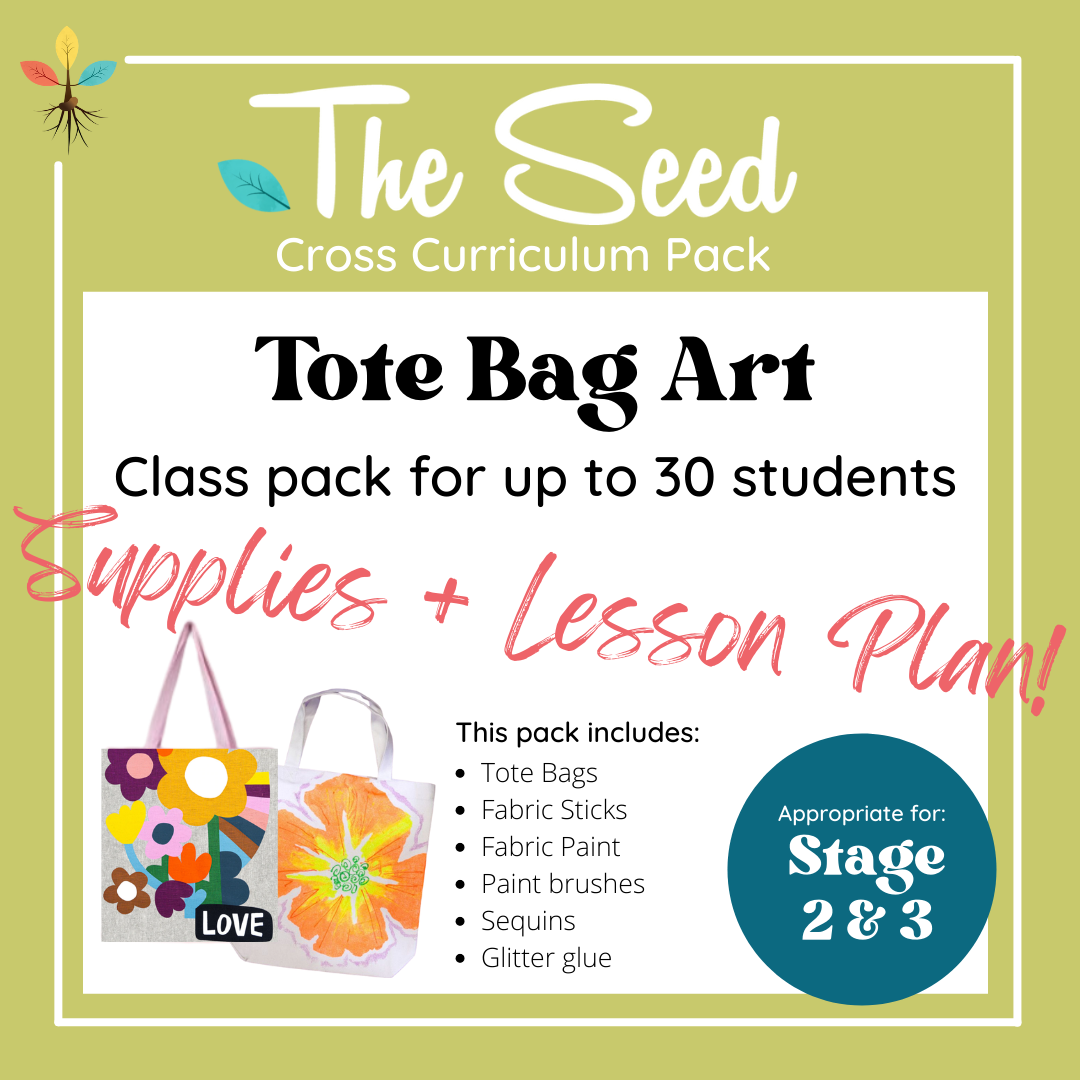 Tote Bag Art! 30 Student Class Pack