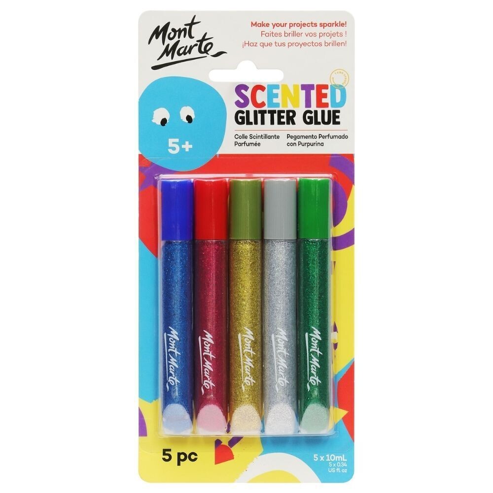 Mont Marte Kids - Scented Glitter Glue 5pc