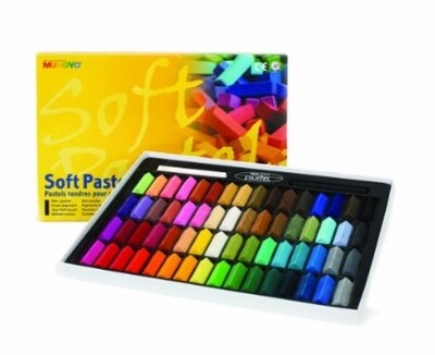 Mungyo Soft Pastel 64 Colour Set Square Chalk