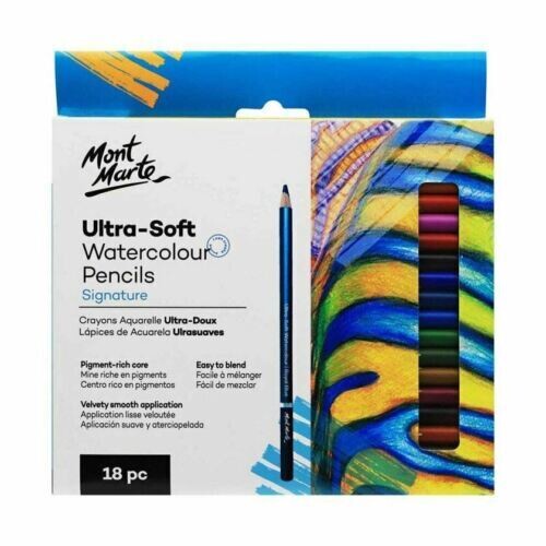 Ultra-Soft Watercolour Pencils Signature 18pc