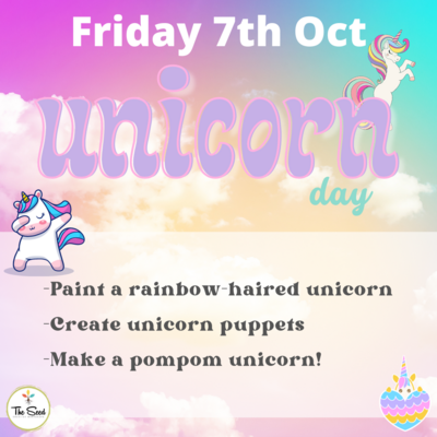 Unicorn Day- Friday 7th October - Single Day