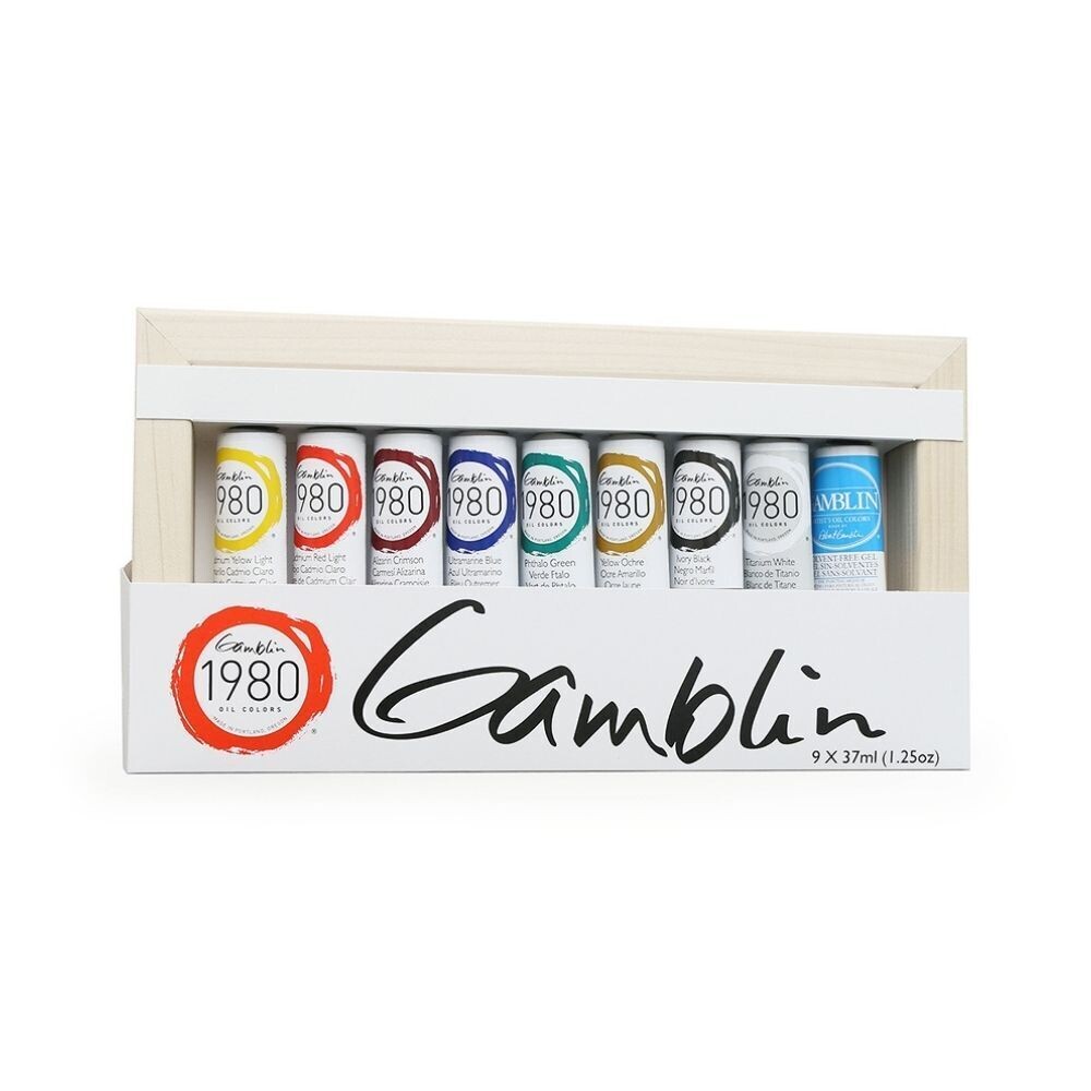 GAMBLIN 1980 ARTIST OIL PAINT SET