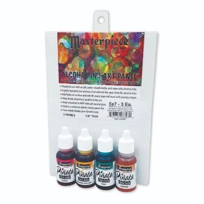 Jacquard Pinata Masterpiece Alcohol Ink 4 Pack Multicoloured