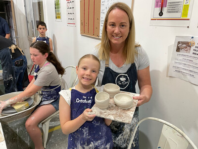 Clay with Me! Parent and child Pottery Wheel - Saturday 9 March, 1-3pm