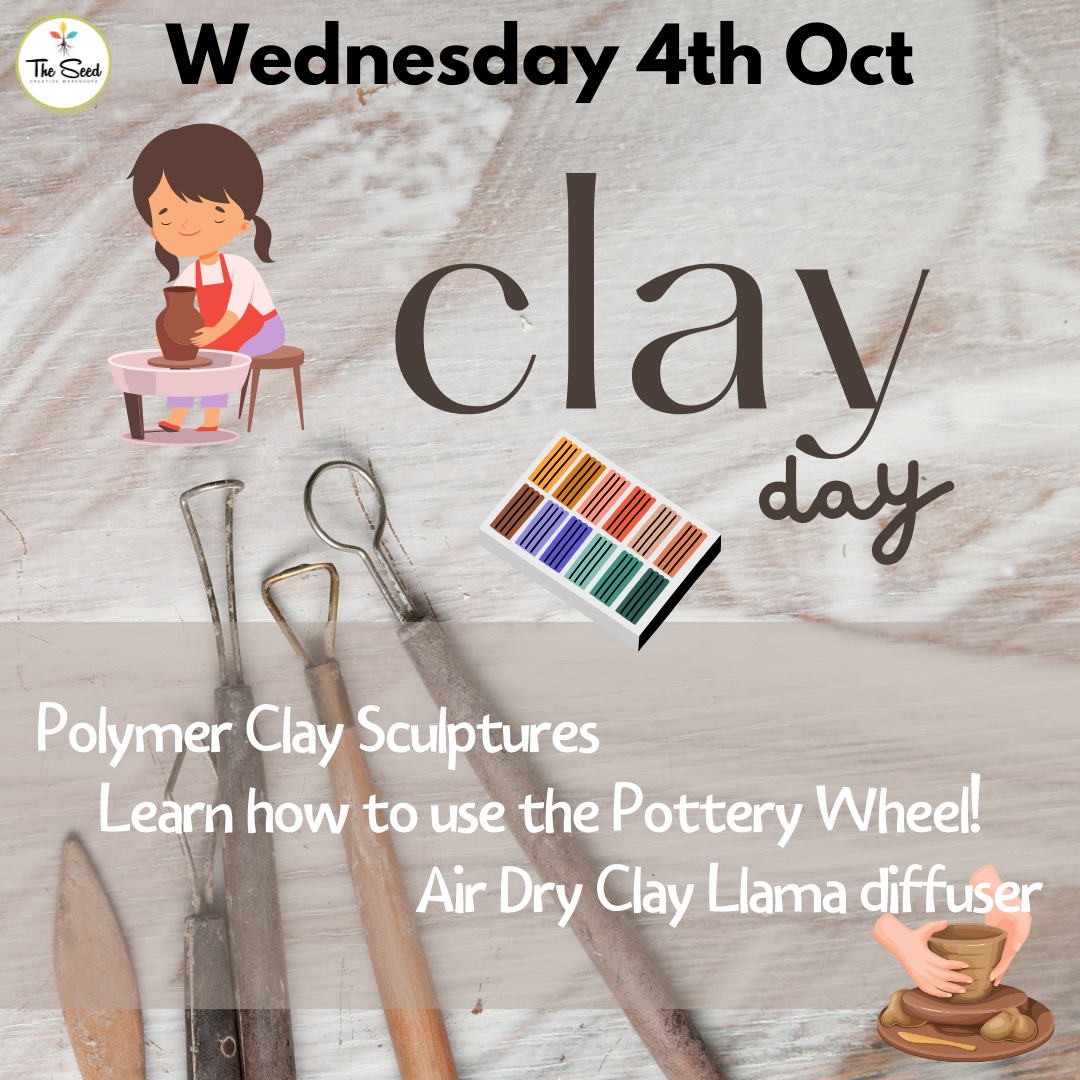 Clay Day 4th October- Spring School Holidays - Single Day