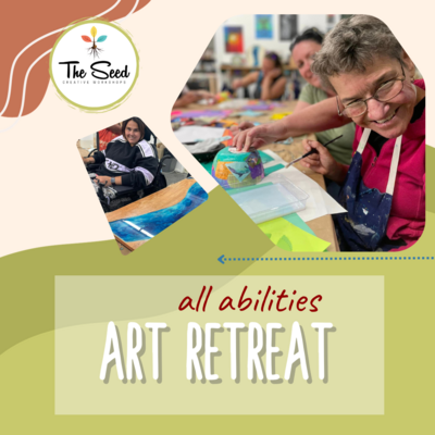 All Abilities Art Retreat. Tuesday 10th October, 2023