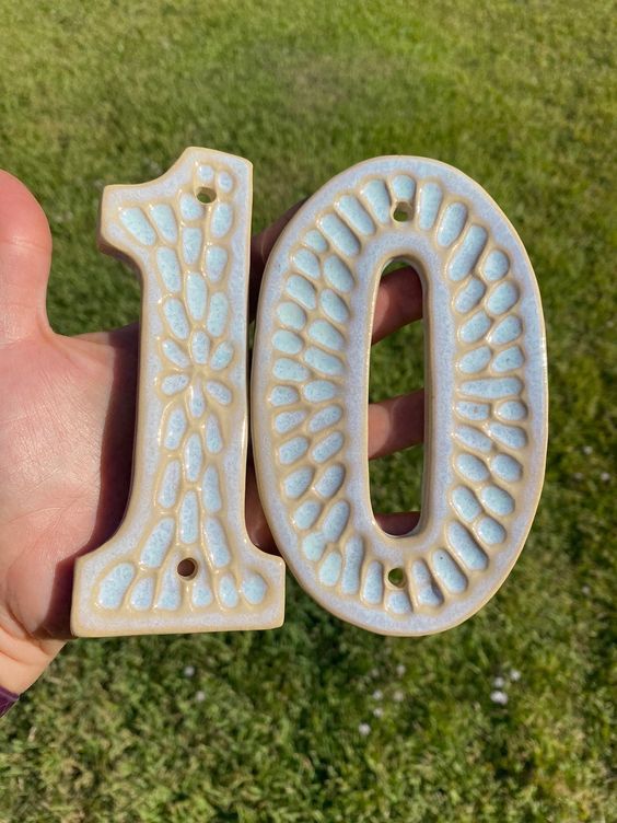 Hand Building Pottery Workshop - Ceramic House Numbers