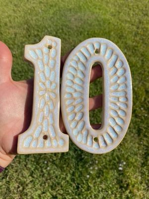 Hand Building Pottery Workshop - Ceramic House Numbers