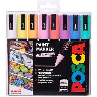 Posca Water-based paint markers 8pk