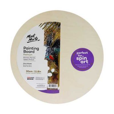 Mont Marte Round Painting Board 30cm
