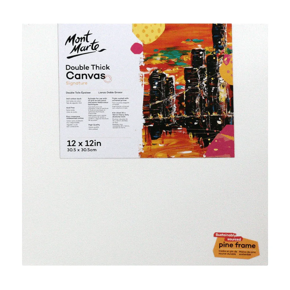 Mont Marte Double Thick Canvas 12 x 12in