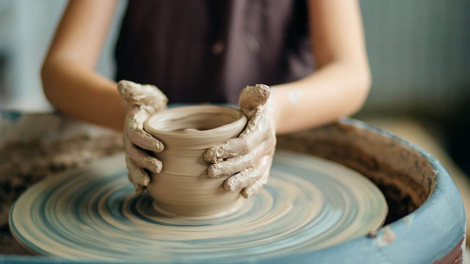 Beginners Pottery Wheel Workshop -Saturday October 25th 10am-12pm