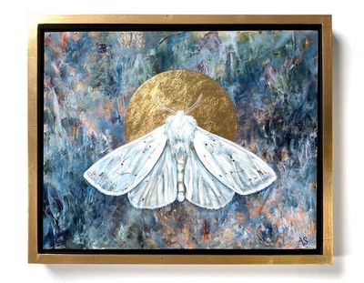 Stunning Moth Paint &amp; Sip at The Seed! Sat 22nd Feb. 4-6pm