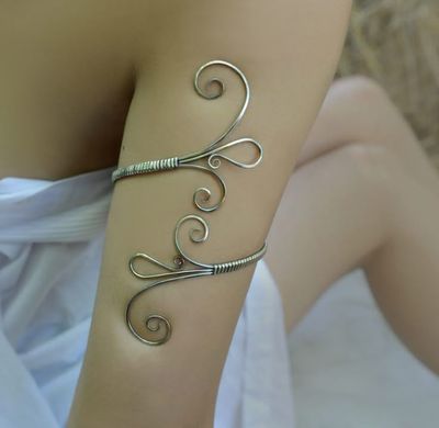 Whimsical Wire Armbands, Sunday June 29th, 2-4pm