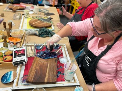 Resin Pouring Workshop - Sunday 20th July, 1-3pm