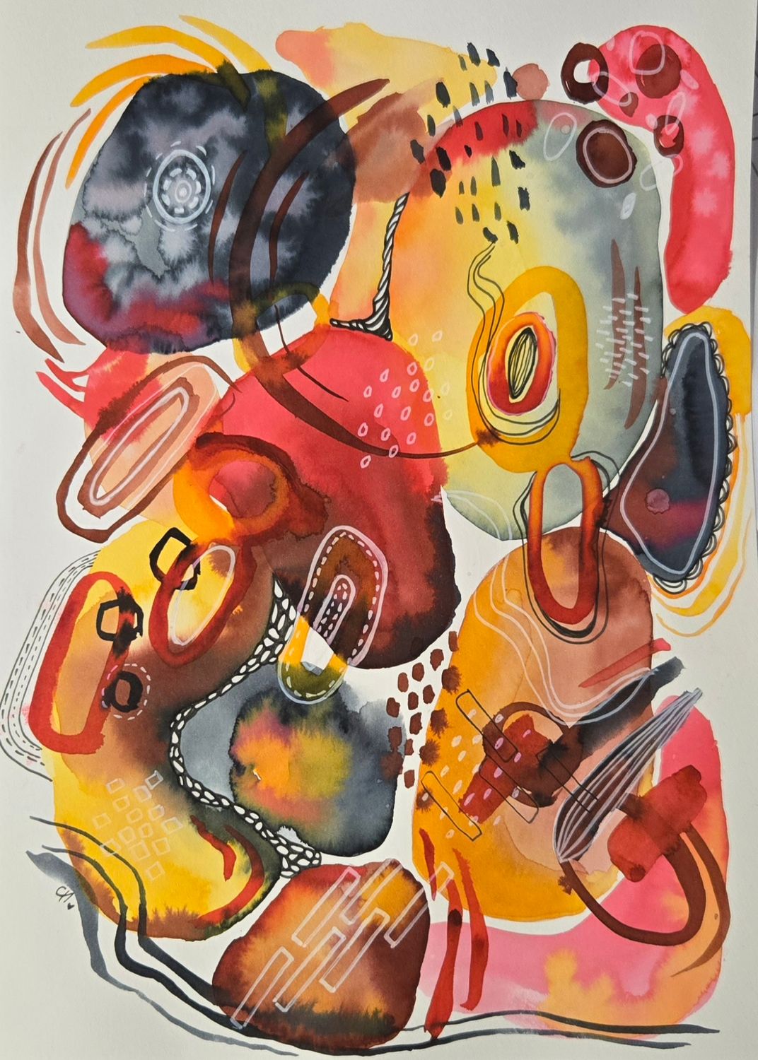 Abstract Inks Workshop- Sunday 27th July, 2-4pm
