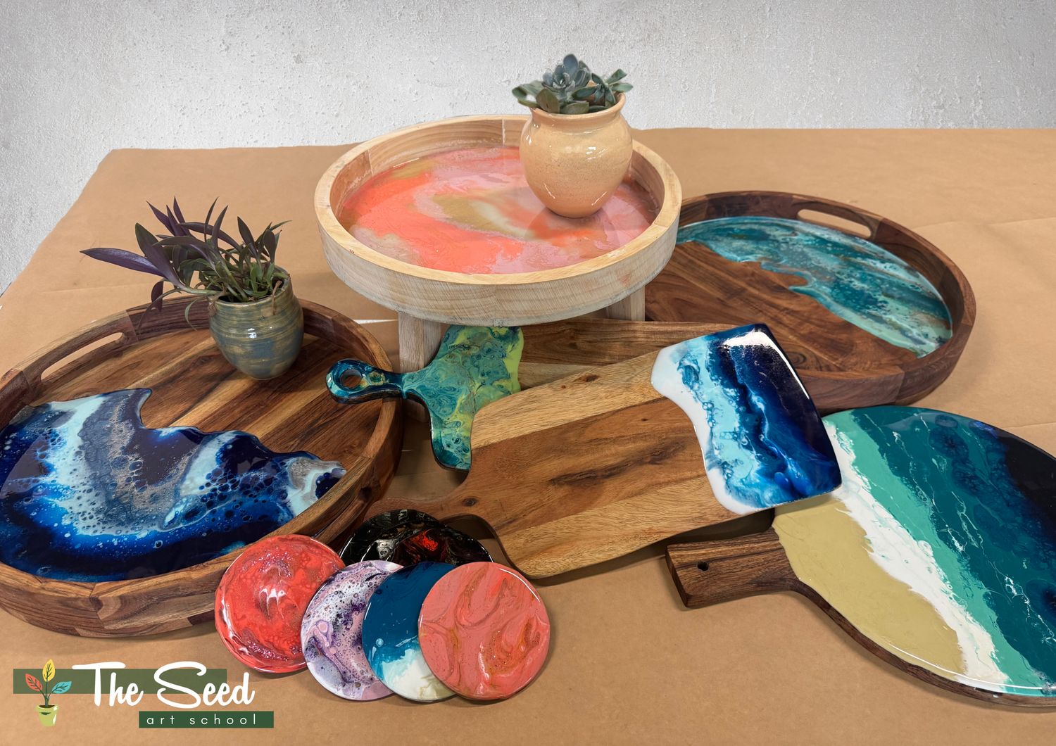 Resin Pouring Workshop - Saturday August 9th, 6-8pm