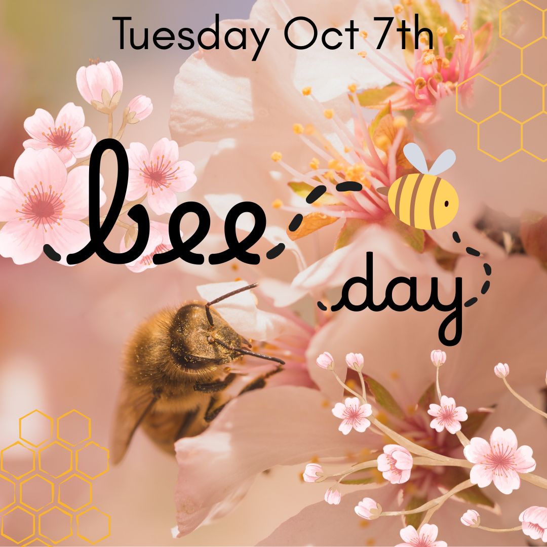 BEE DAY- Tues 7th Oct