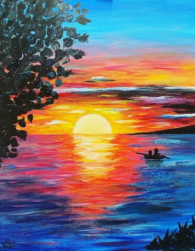 Digital painting class - Evening Paddle
