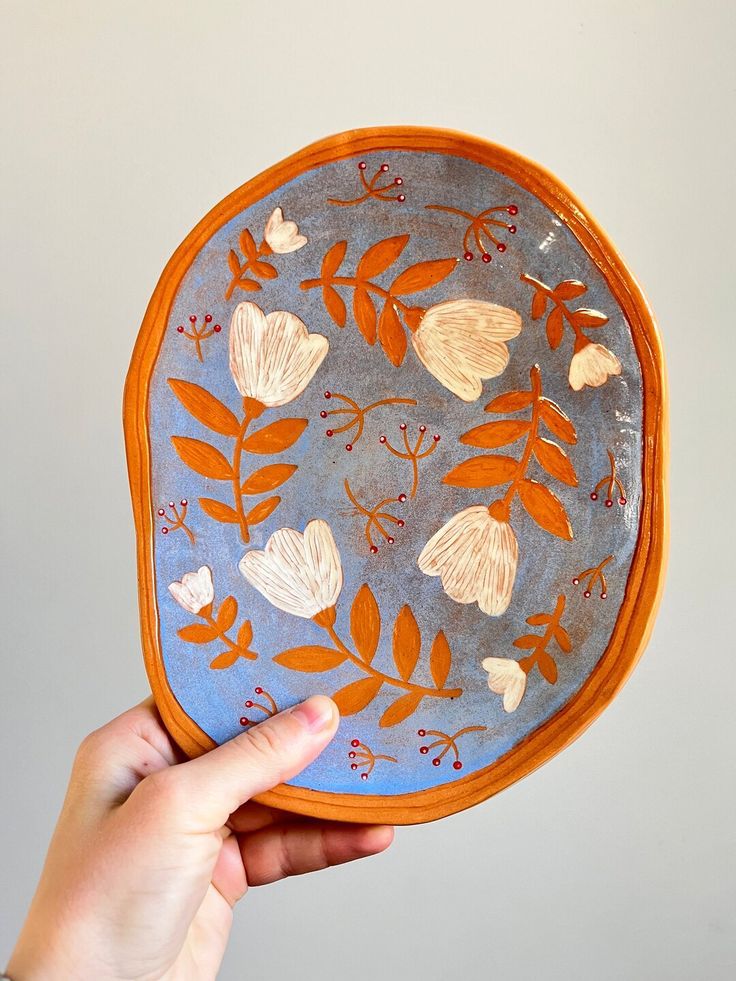 Trendy Sgraffito Carved Plates - Sunday 7th June 11 -1pm