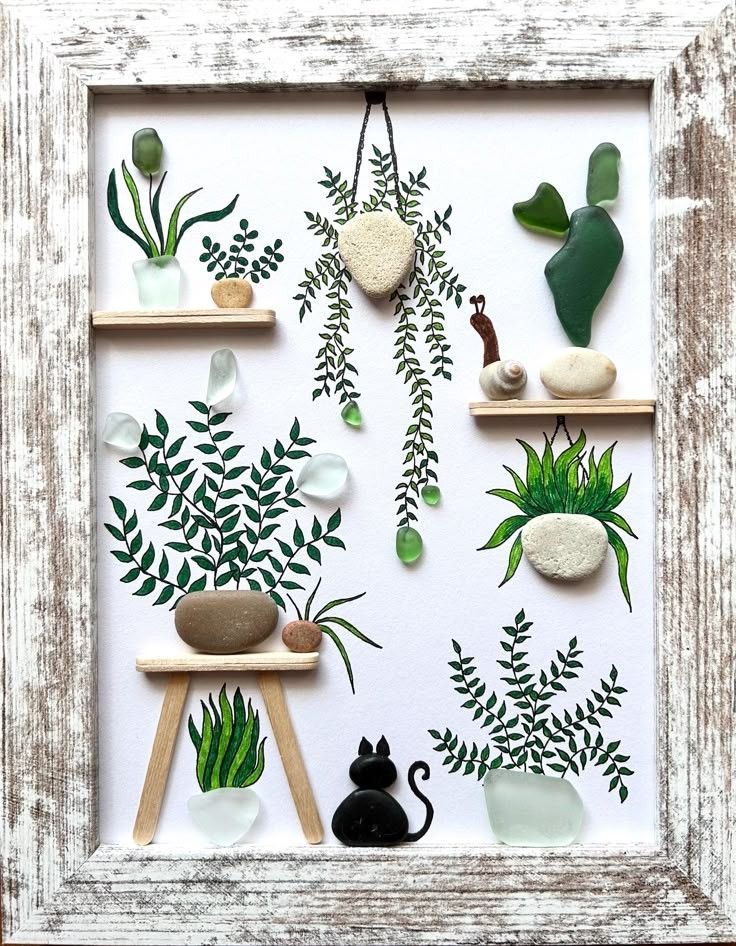 Sea Glass &amp; Watercolour Workshop, Saturday June 20th, 1-3pm