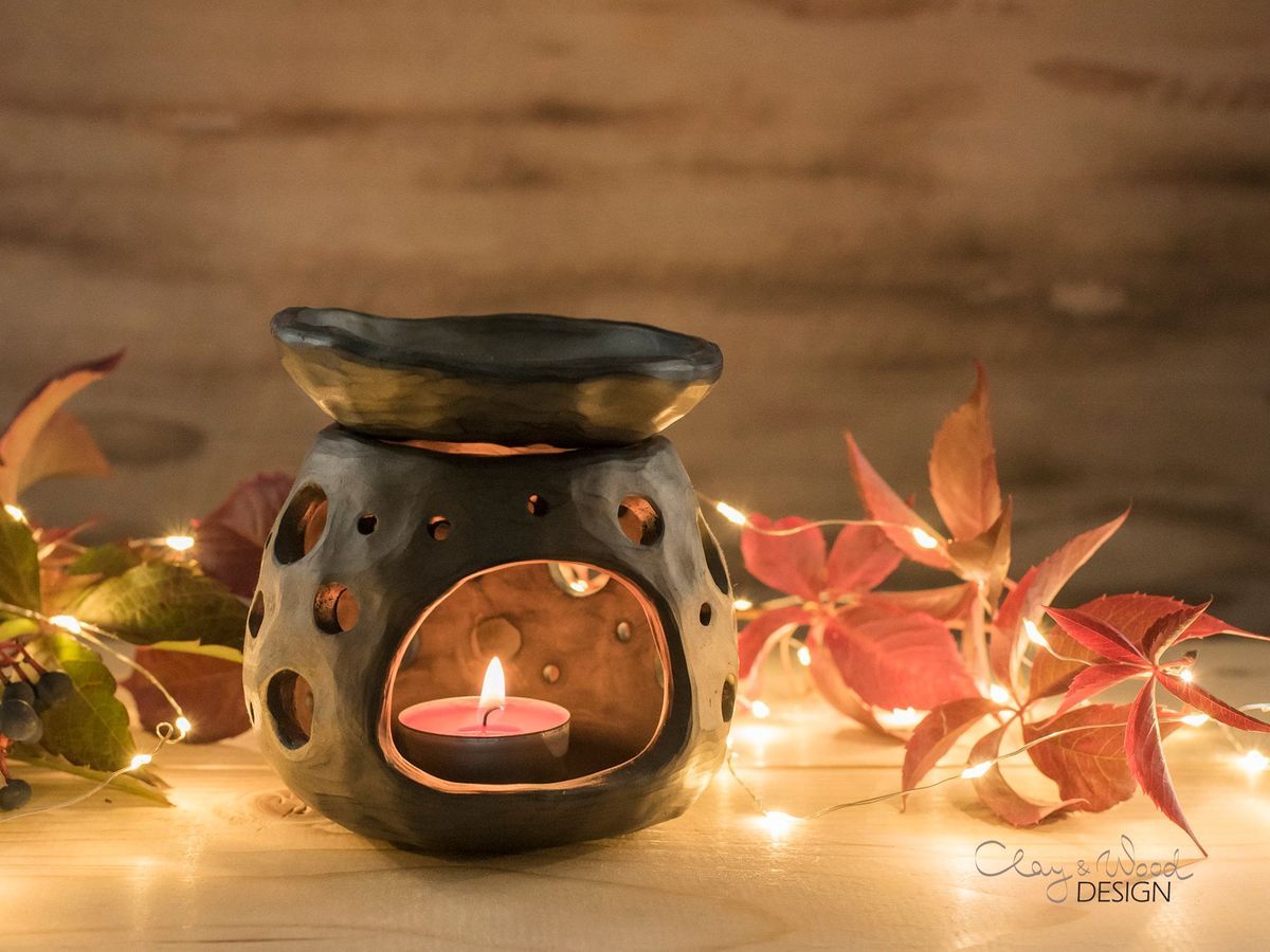 Hand-built Ceramic Oil Burners, Sunday May 17th, 10am-12pm