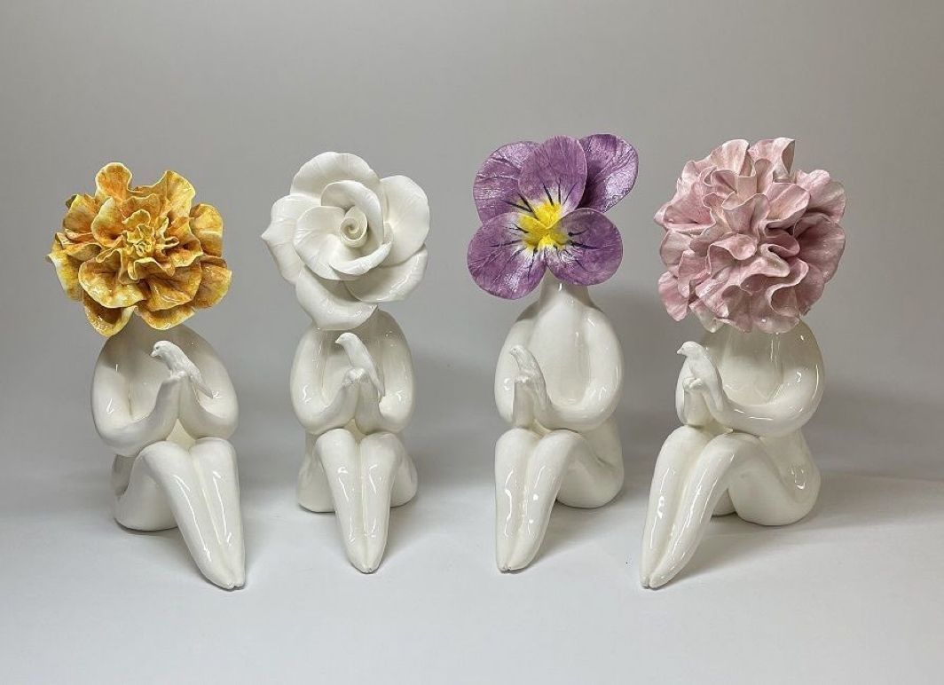 Ceramic Floral Femmes, Sunday August 23rd, 2-4pm
