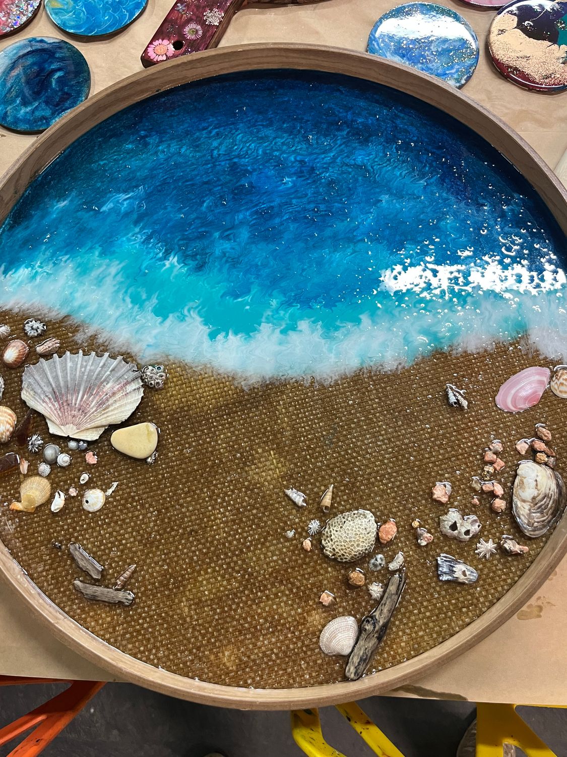 Beach Resin Pouring Workshop - Sunday 18th October 2pm-4pm